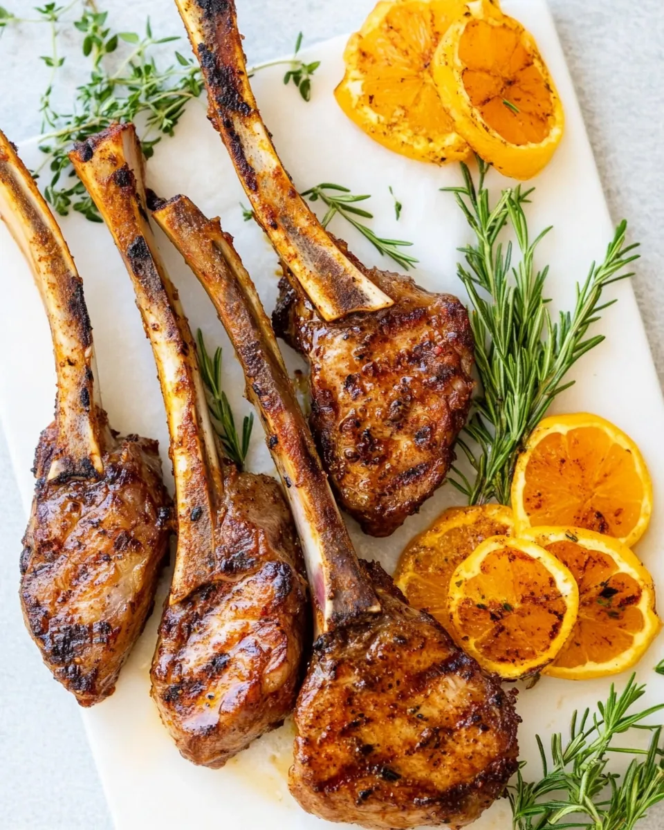 Classic Honey Jerk Lamb Chops image