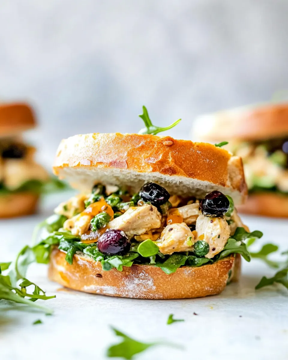 Classic Honey Mustard Chicken Salad Sandwiches image