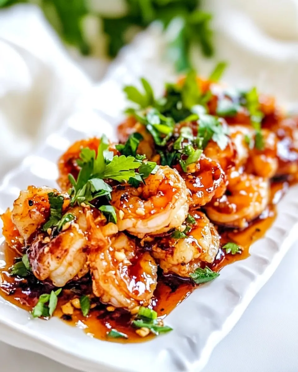 Easy Honey Soy Shrimp dish photo