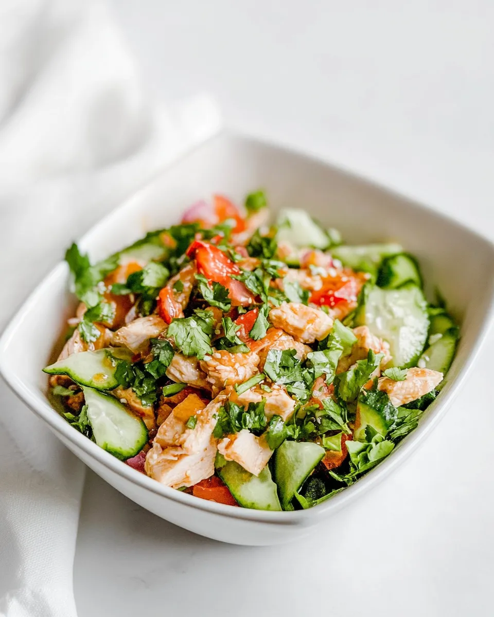 Homemade Hot Honey Chicken Salad photo