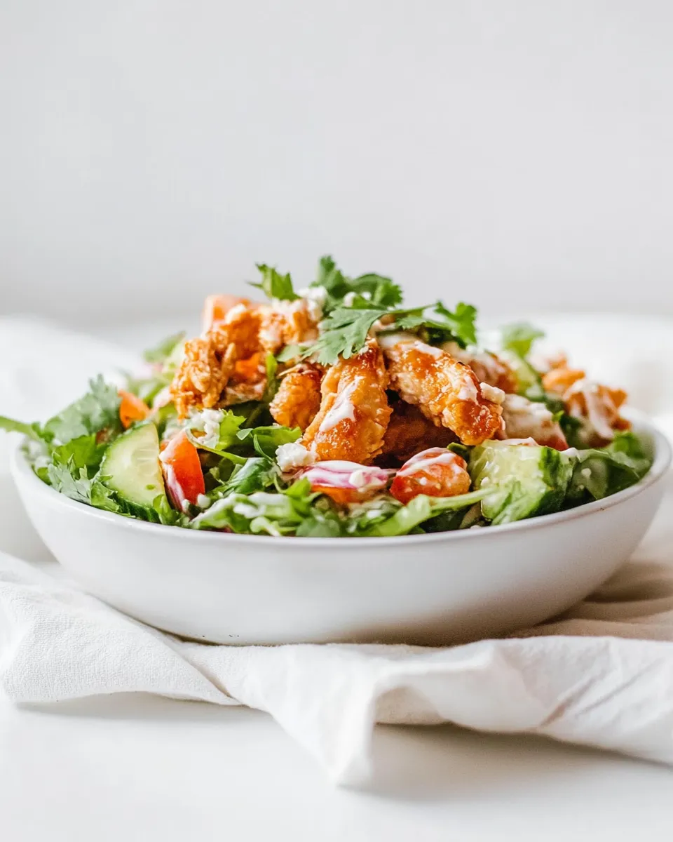Easy Hot Honey Chicken Salad recipe photo