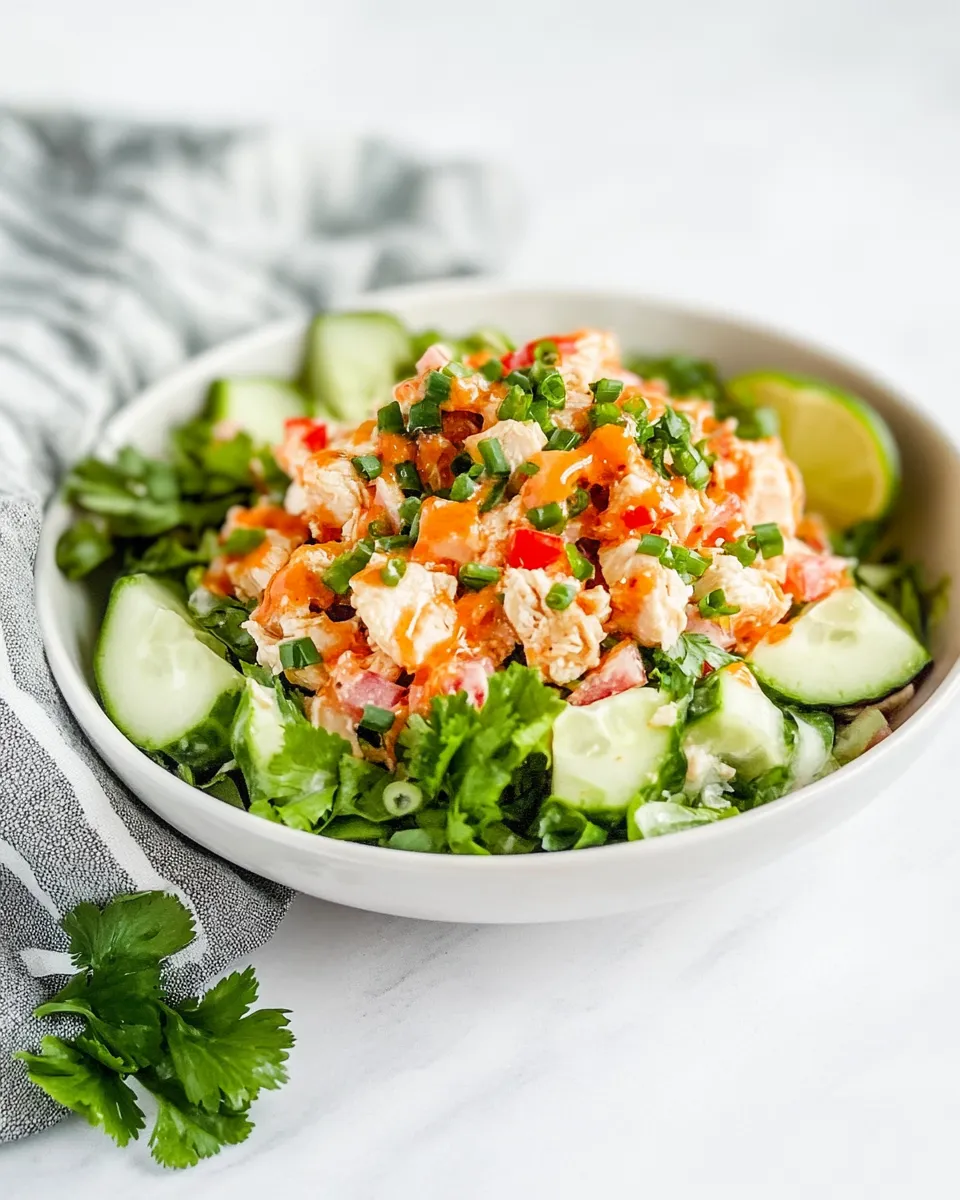 Delicious Hot Honey Chicken Salad dish photo