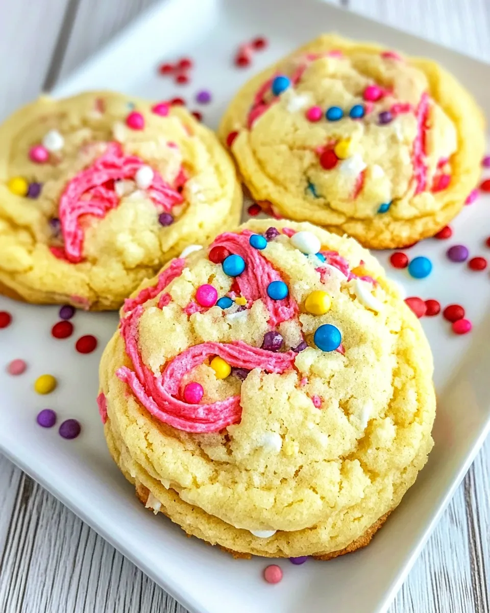 Easy How to make Cake Mix Cookies recipe photo