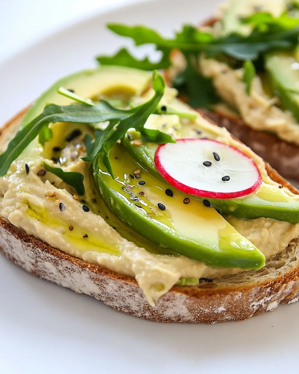 Classic Hummus Avocado Toast image