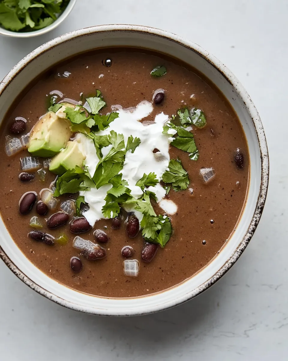 Homemade Instant-Pot Black Bean Soup photo