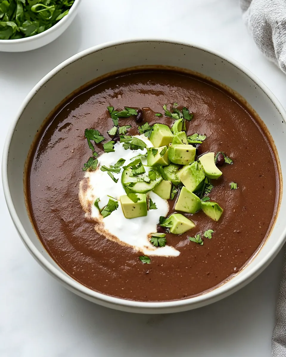 Classic Instant-Pot Black Bean Soup image