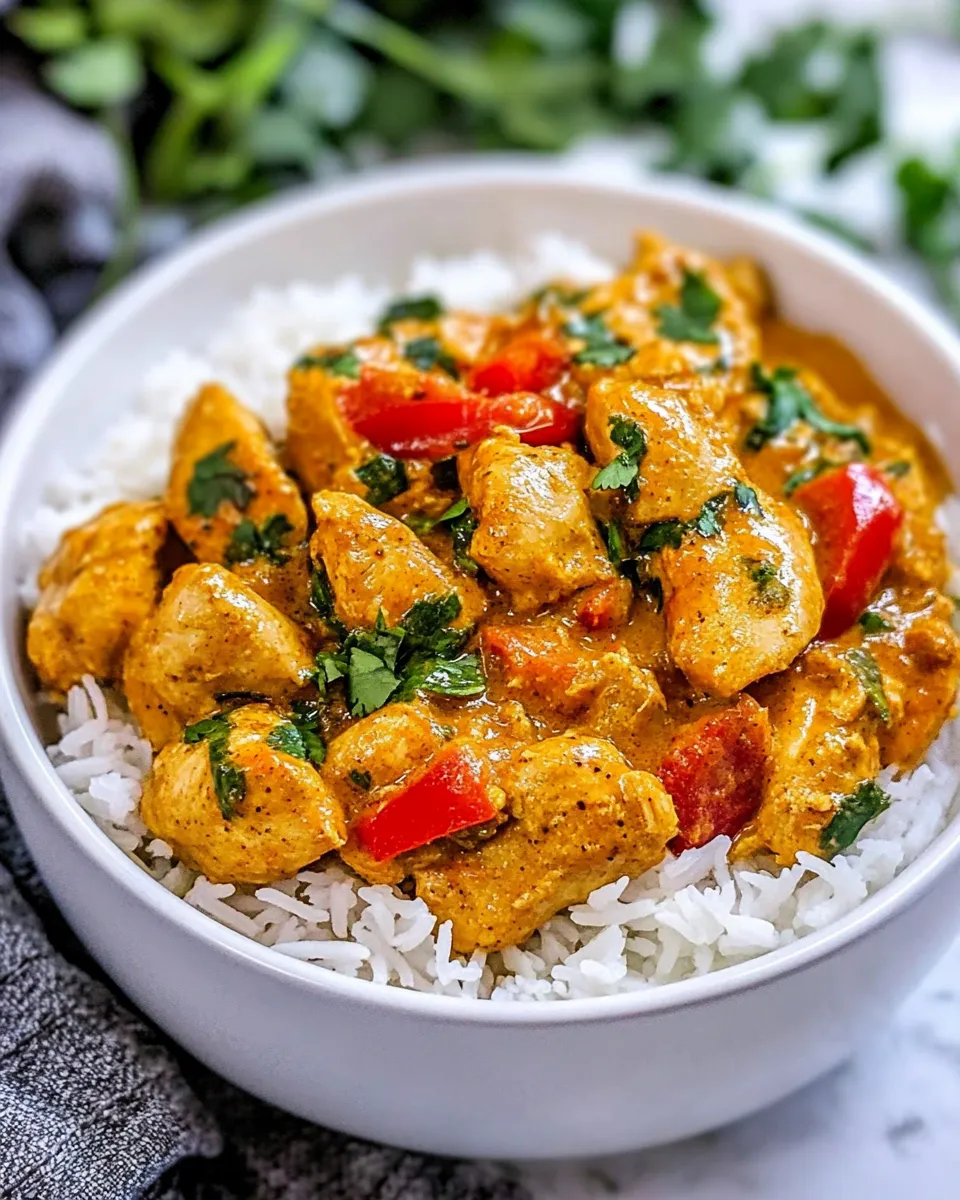 Homemade Instant Pot Coconut Curry Chicken photo