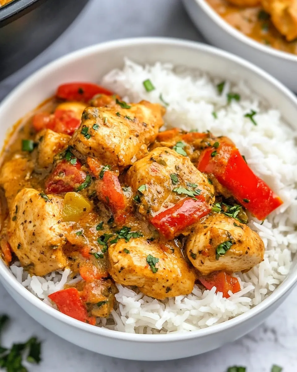 Delicious Instant Pot Coconut Curry Chicken dish photo