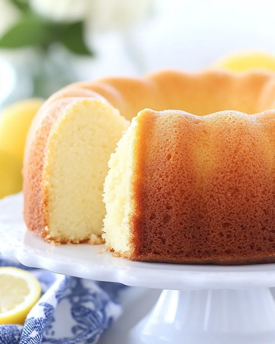 Homemade Instant Pot Lemon Pound Cake Recipe photo