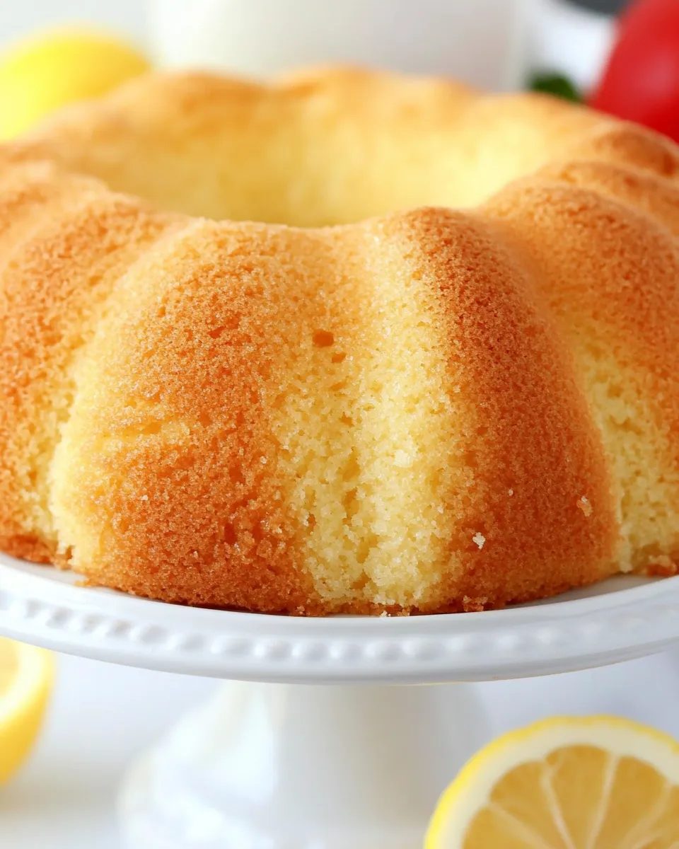 Classic Instant Pot Lemon Pound Cake Recipe image