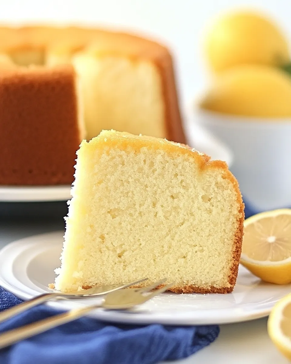 Delicious Instant Pot Lemon Pound Cake Recipe dish photo