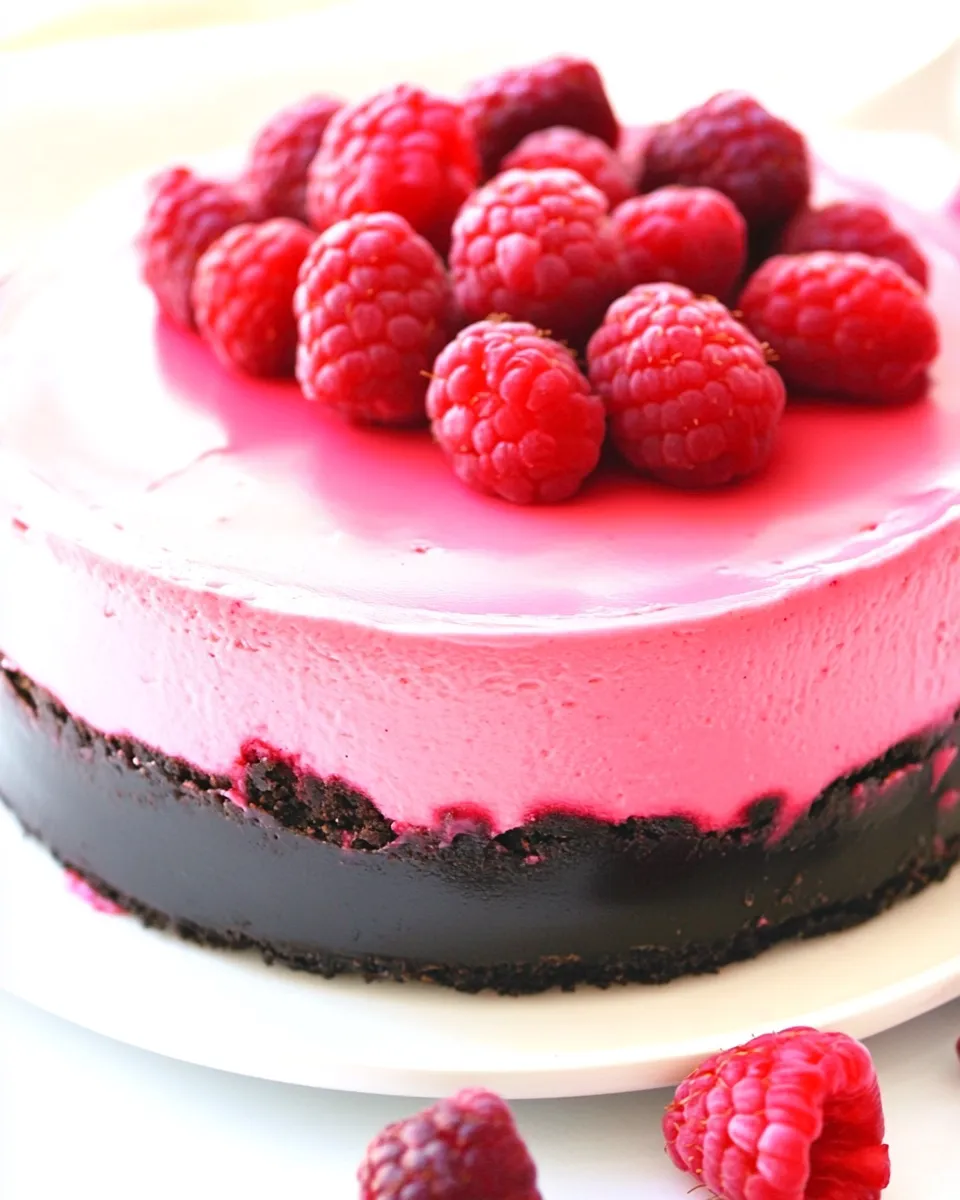 Homemade Instant Pot Raspberry Cheesecake recipe photo