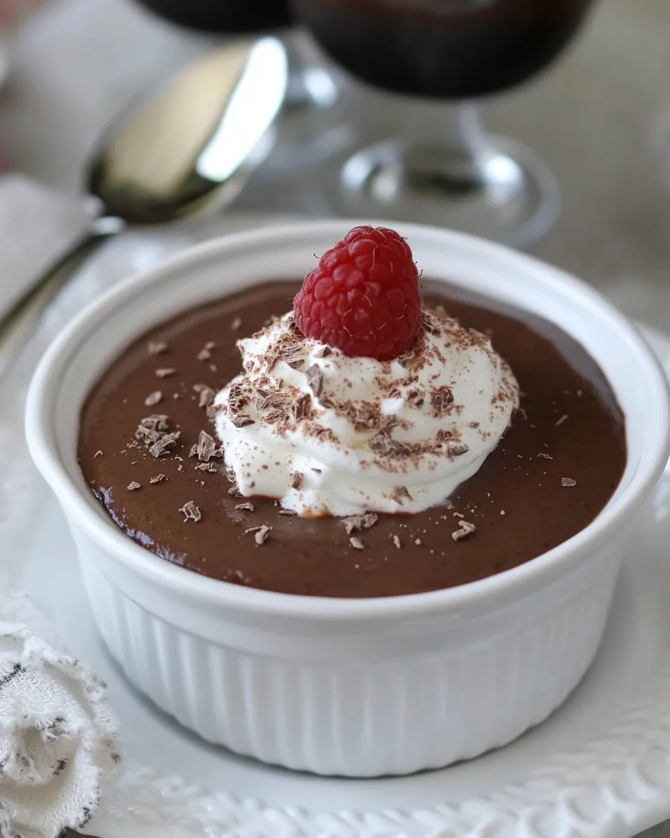 Easy Italian Chocolate Pudding recipe photo