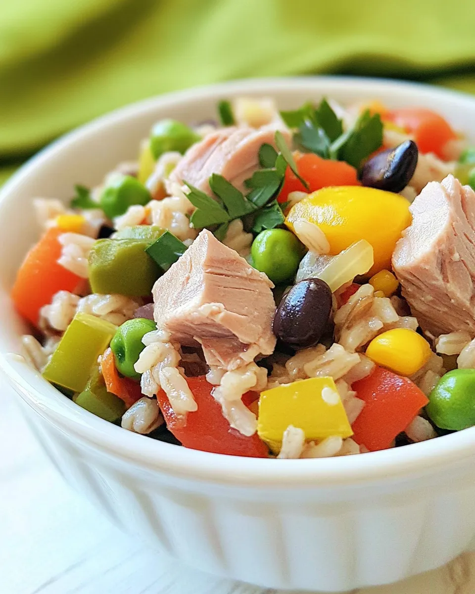 Easy Italian Tuna and Brown Rice Salad (Riso e Tonno) dish photo