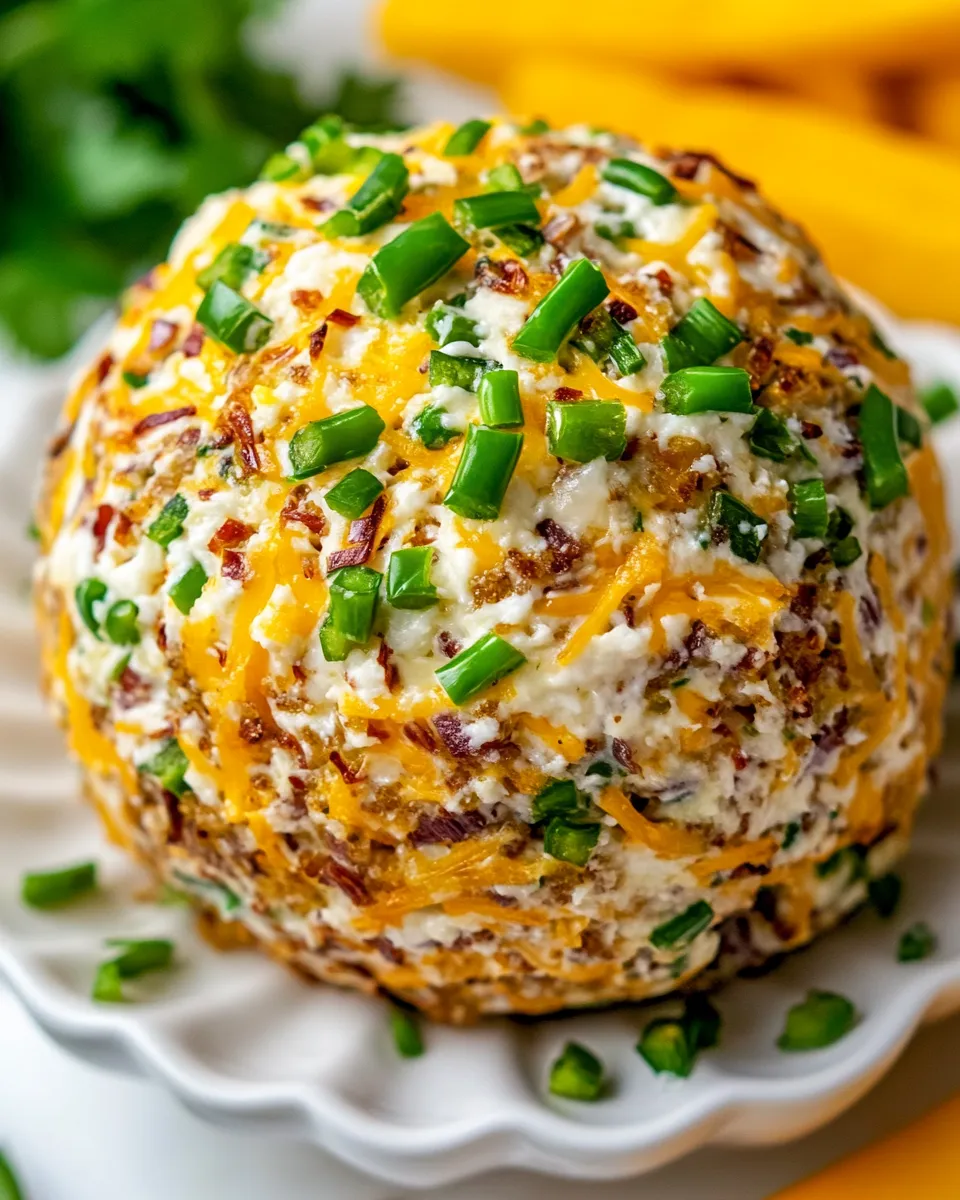 Classic Jalapeno Popper Cheese Ball dish photo