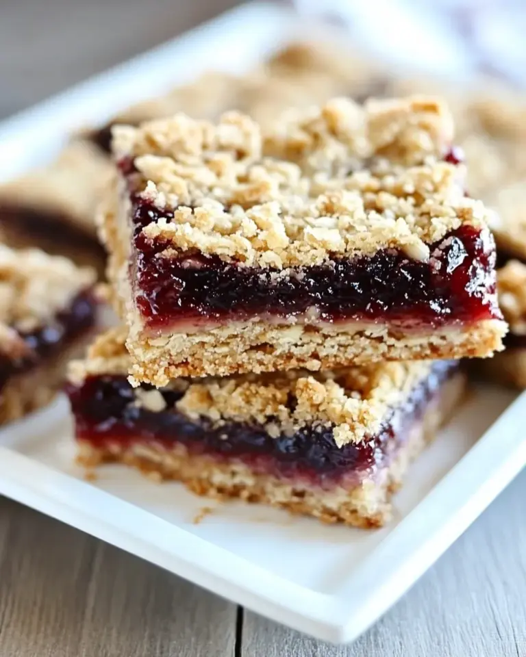 Homemade Jam Almond Crumb Bars photo