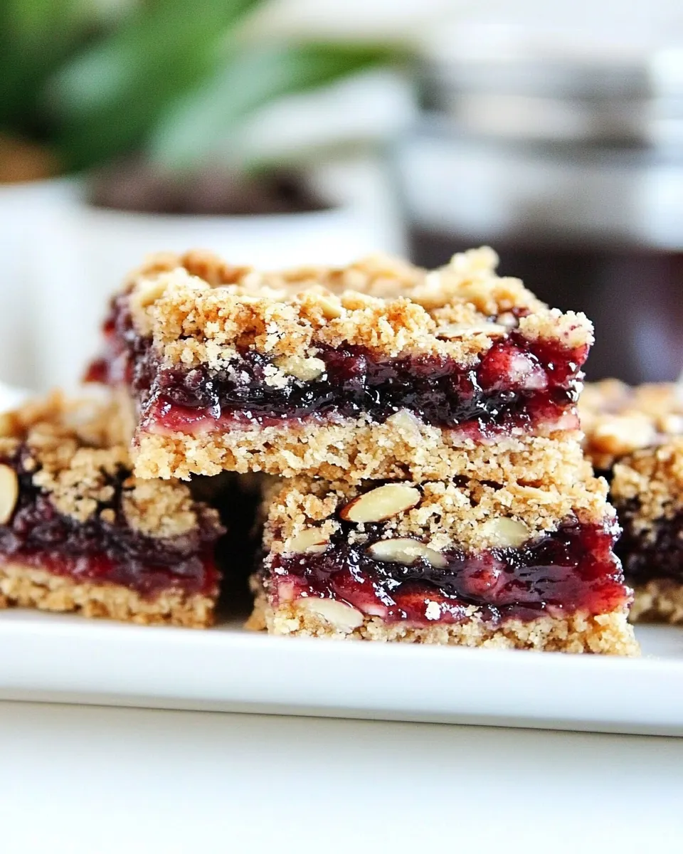 Classic Jam Almond Crumb Bars image