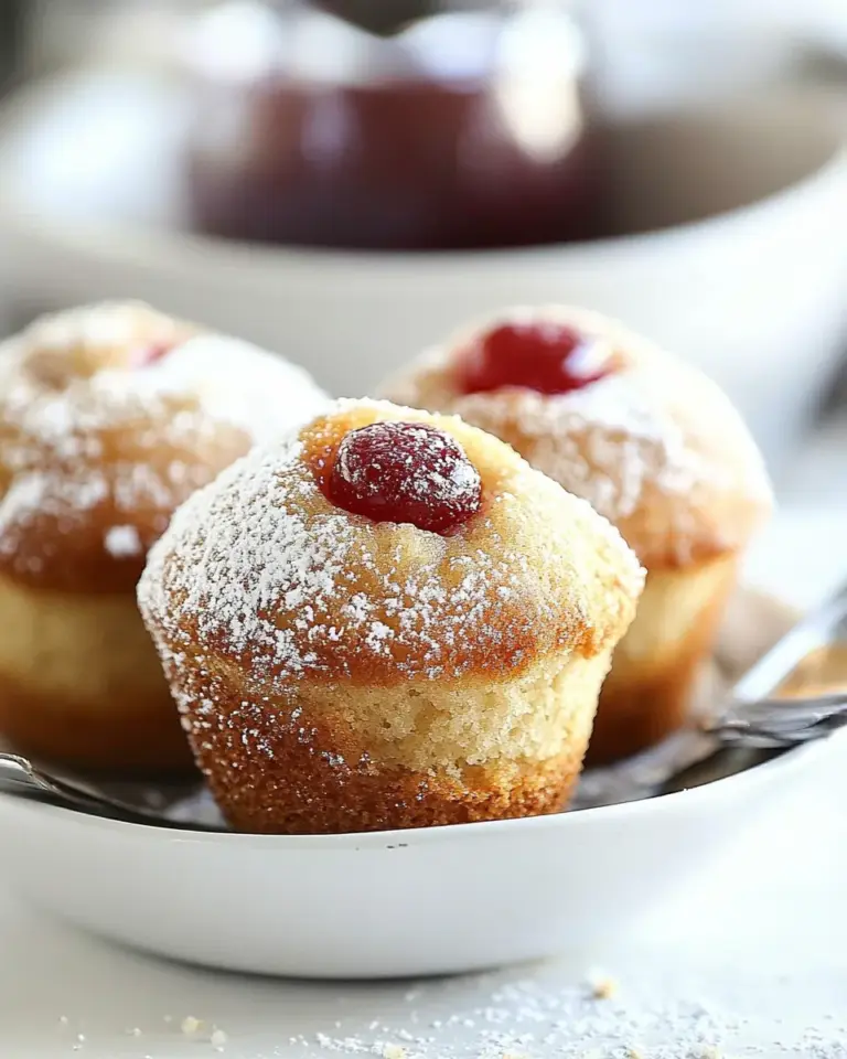 Homemade Jelly Donut Muffins photo