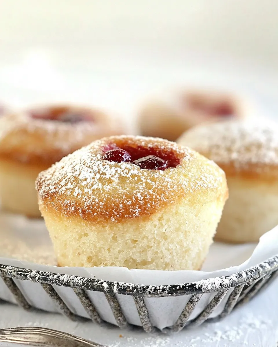 Classic Jelly Donut Muffins recipe image