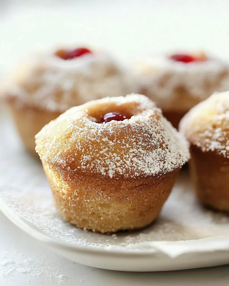 Easy Jelly Donut Muffins dish photo