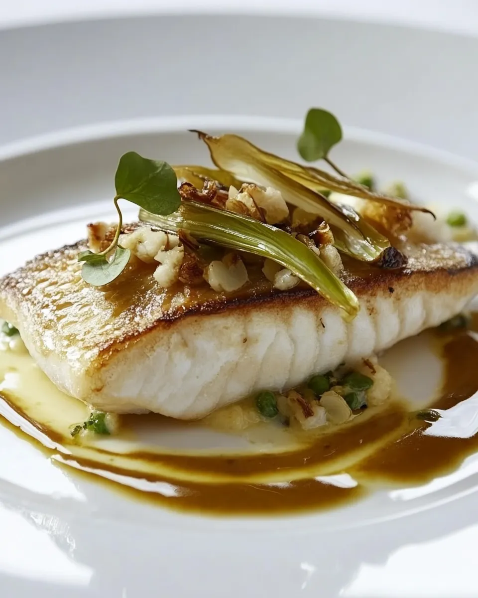 Classic John Dory with Orange Glazed Endive & Cauliflower Puree image