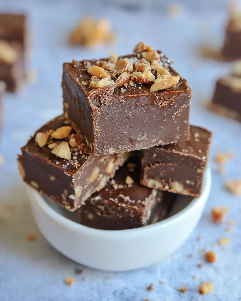 Classic Kahlua Chocolate Peanut Butter Fudge image