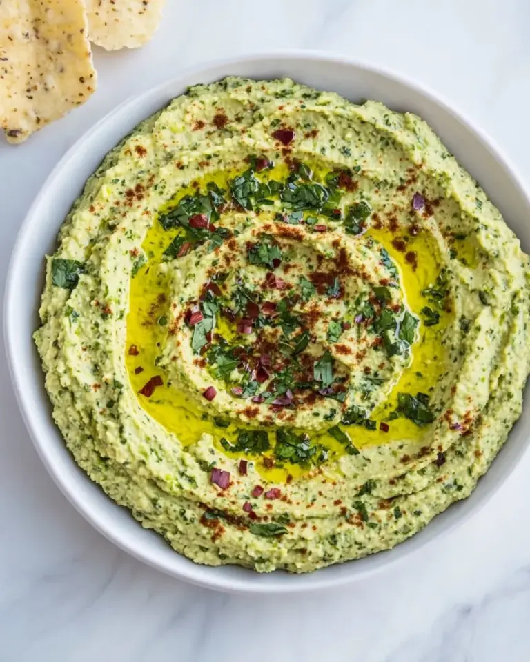 Homemade Kale Hummus Without Tahini photo