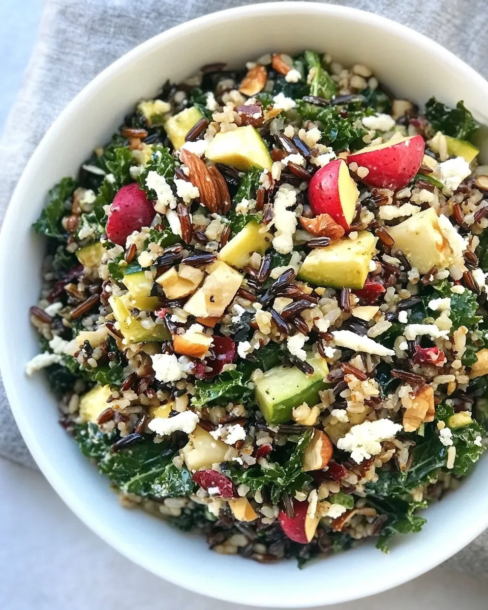 Delicious Kale and Wild Rice Salad dish photo