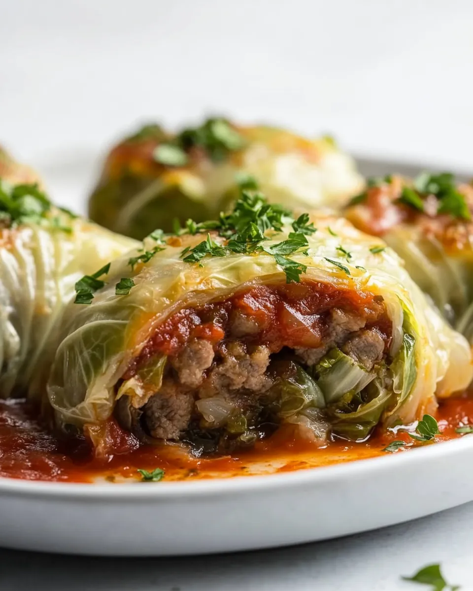 Delicious Keto Cabbage Rolls dish photo
