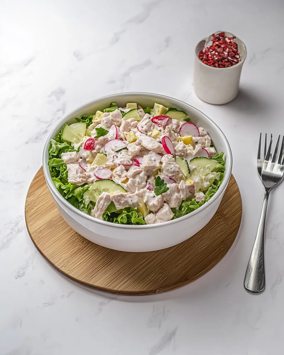 Easy Keto Chicken Salad food shot