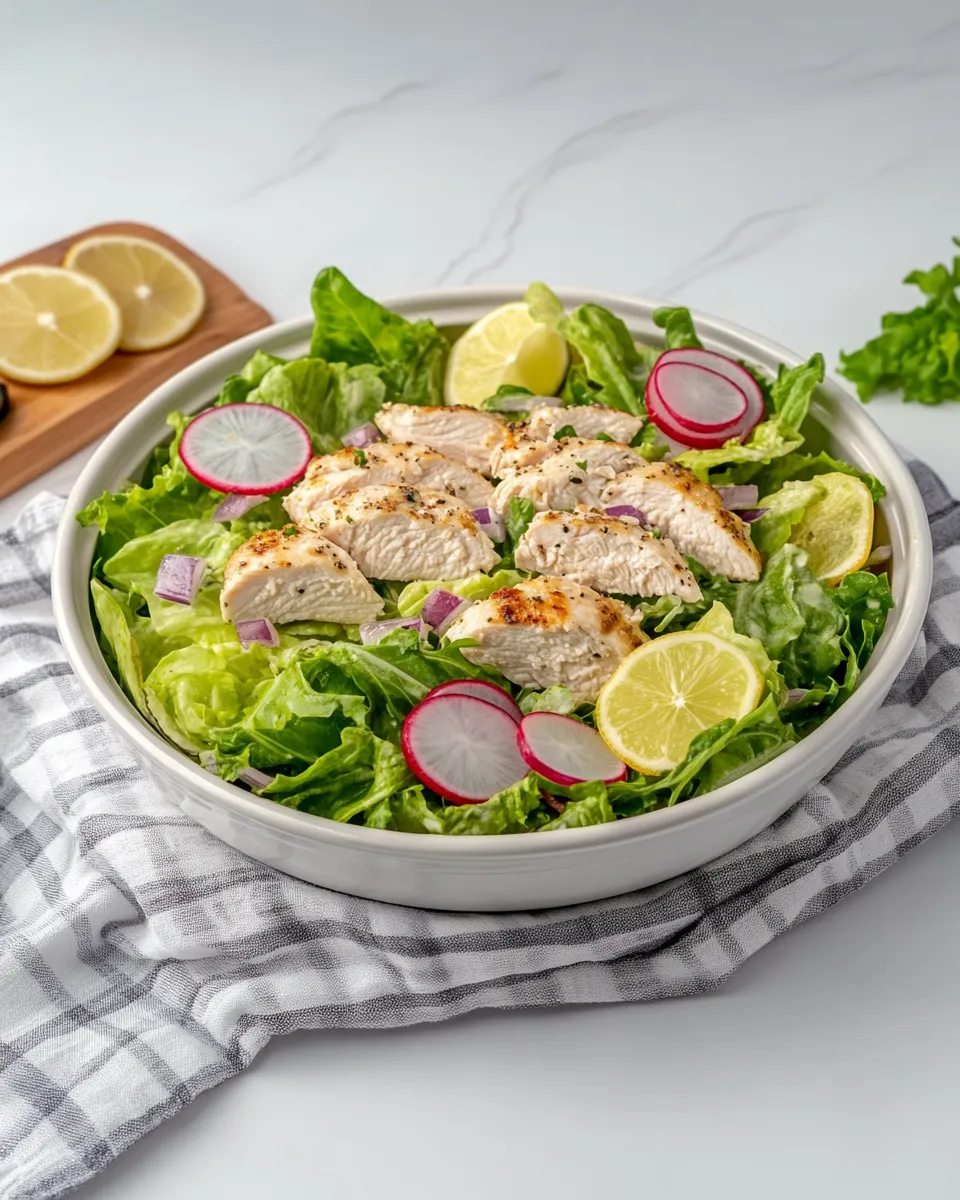 Delicious Keto Chicken Salad plate image