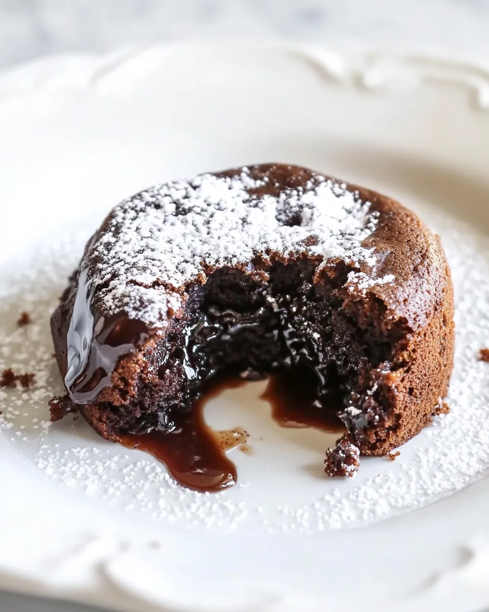 Easy Keto Lava Cake recipe photo