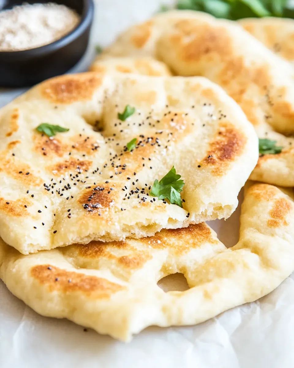 Classic Keto Naan Bread recipe image