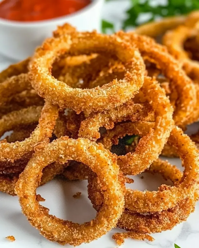 Homemade Keto Onion Rings - Extra Crispy! photo