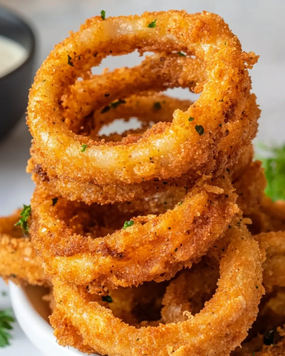 Classic Keto Onion Rings - Extra Crispy! image