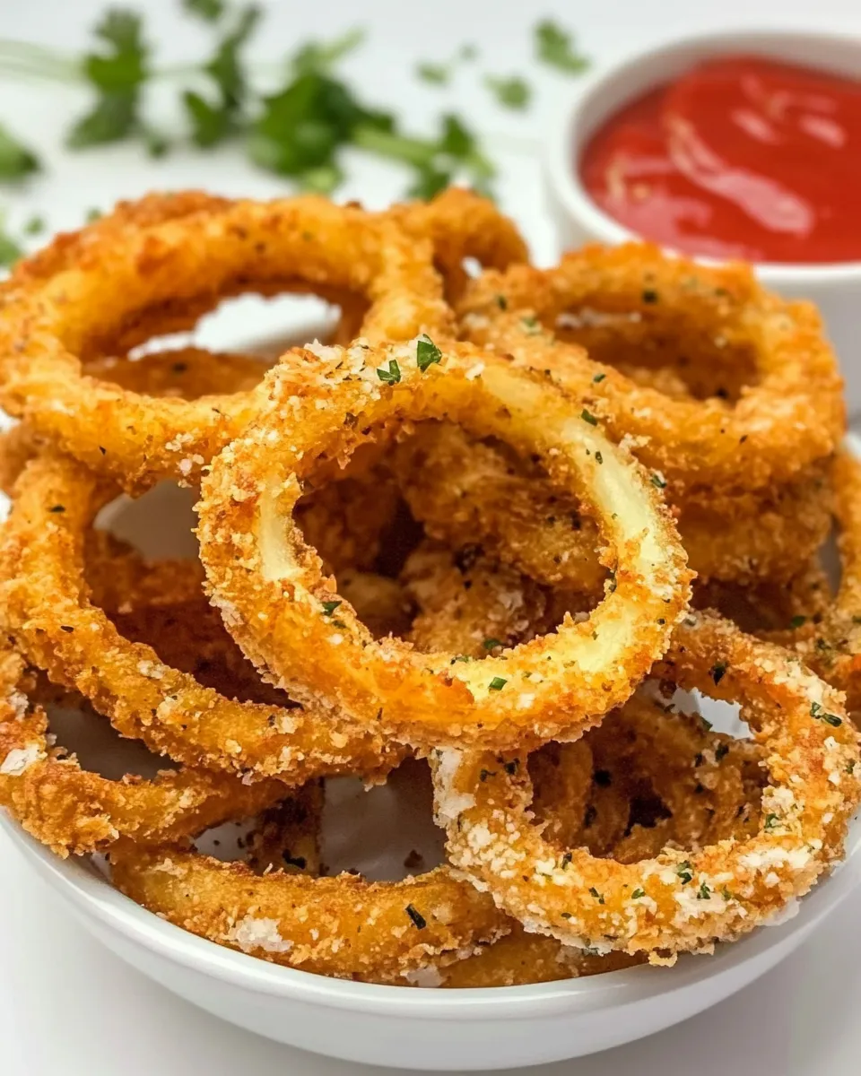 Easy Keto Onion Rings - Extra Crispy! recipe photo