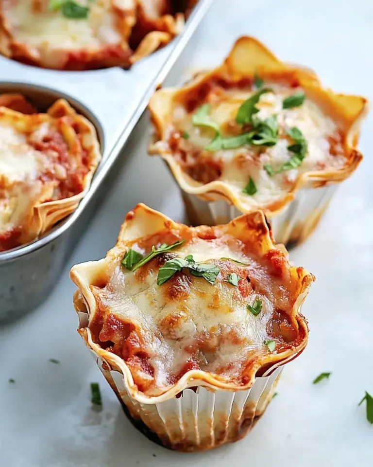 Homemade Lasagna Cupcakes photo