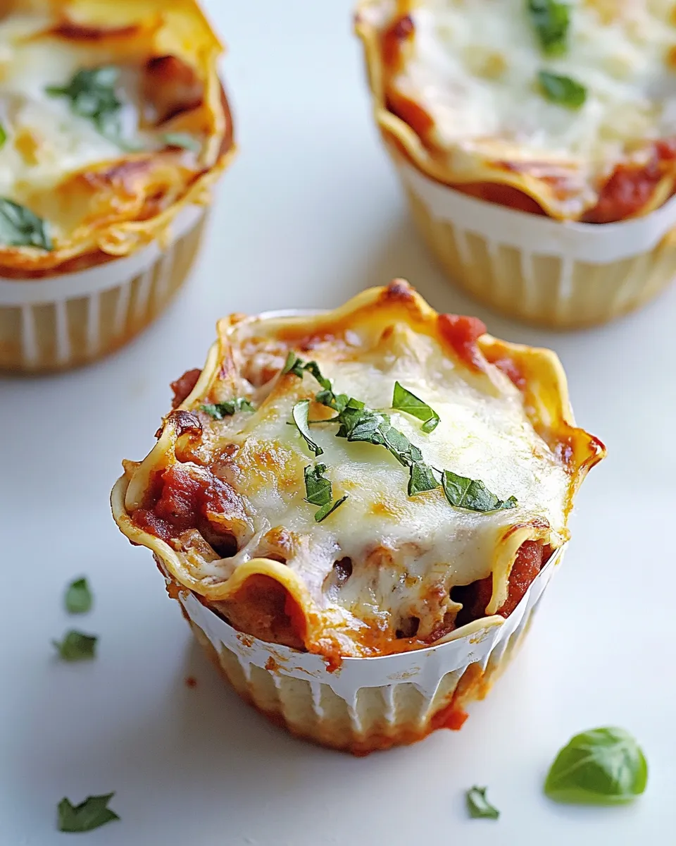 Delicious Lasagna Cupcakes dish photo