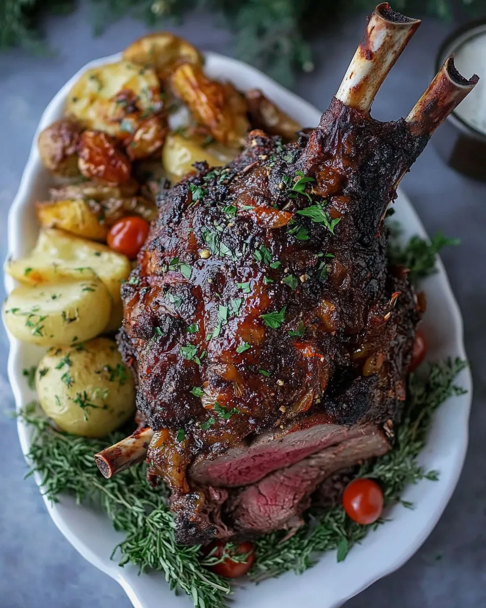 Delicious Leg of Lamb Recipe dish photo