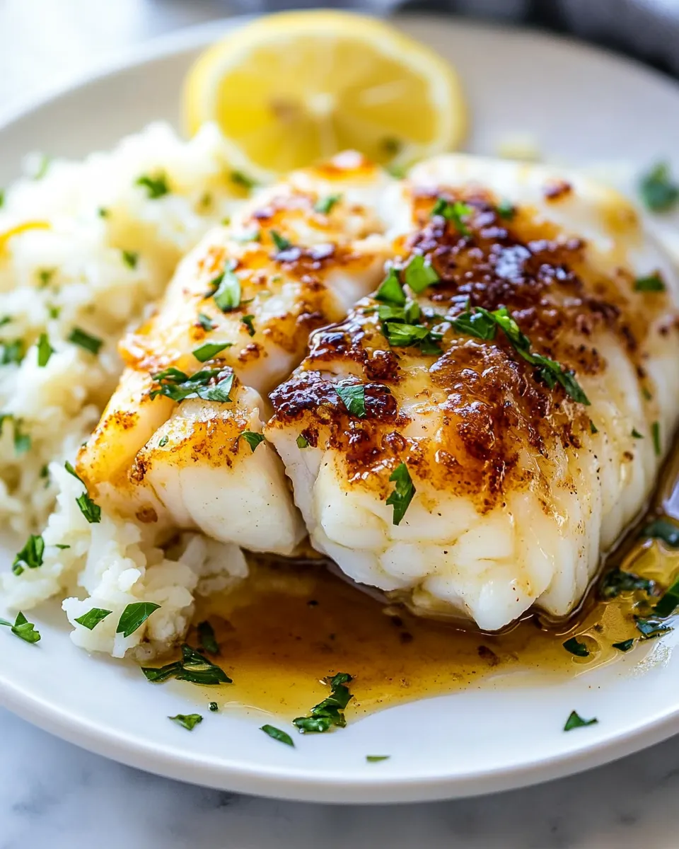 Homemade Lemon Butter Cod Recipe photo