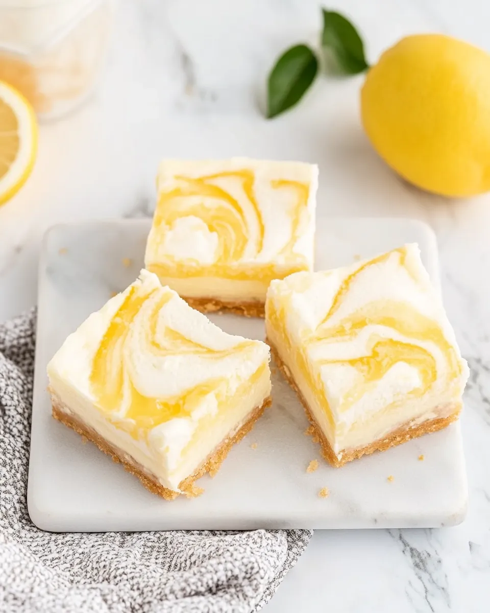 Classic Lemon Cheesecake Bars dish photo