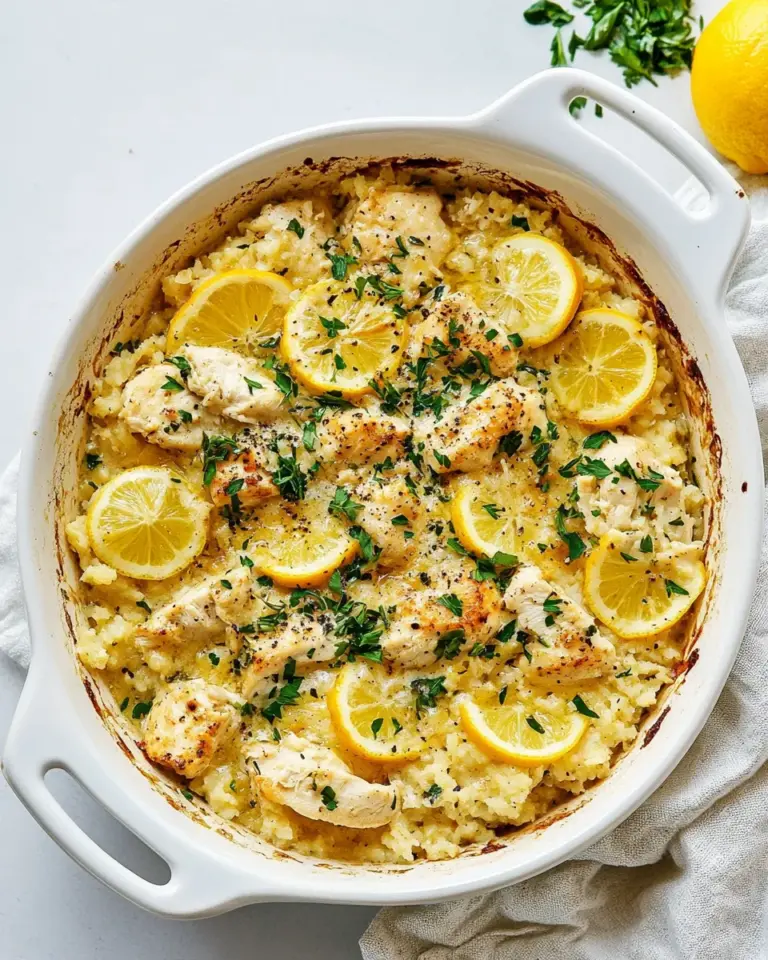Homemade Lemon Chicken Casserole recipe photo