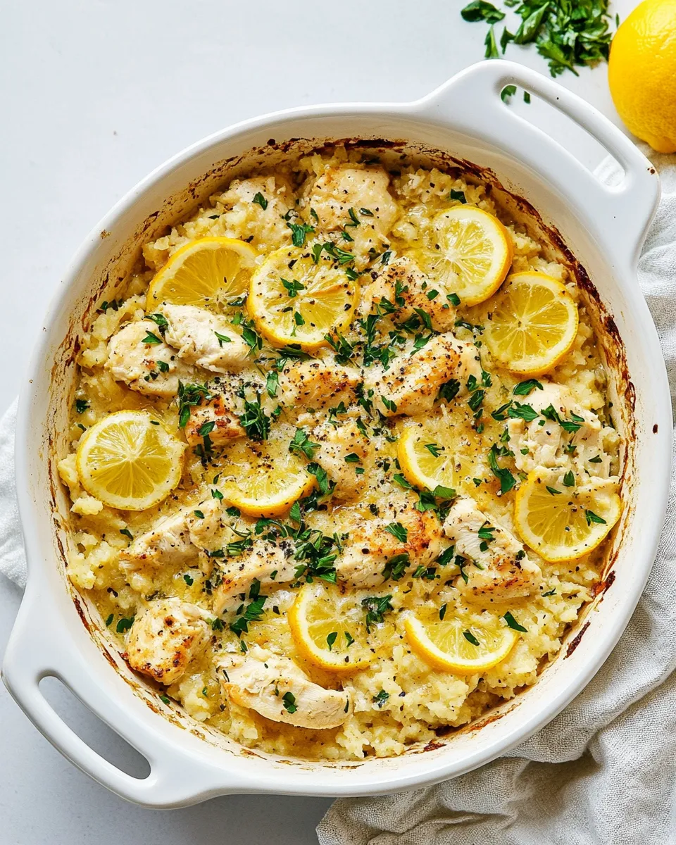 Homemade Lemon Chicken Casserole recipe photo