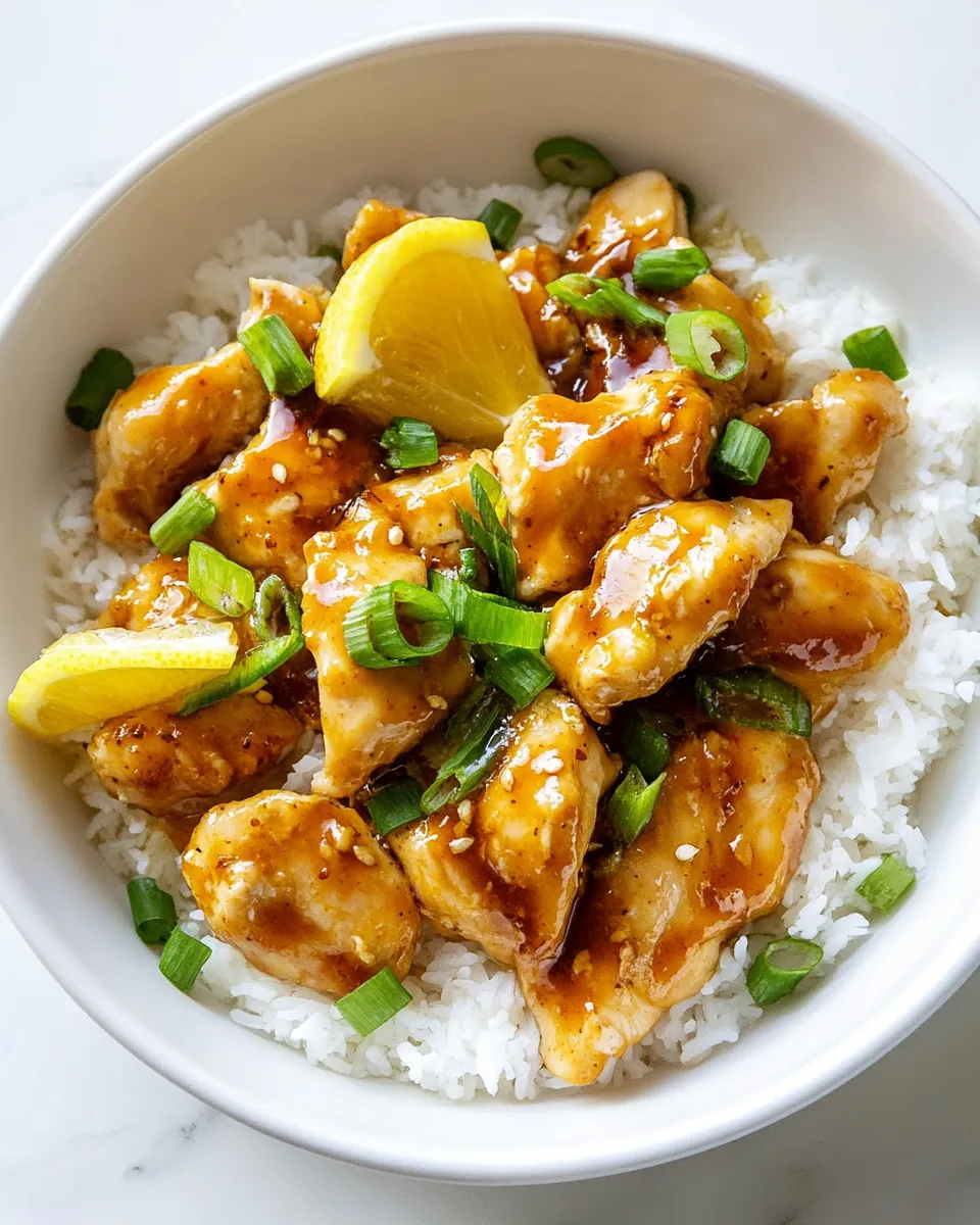 Homemade Lemon Chicken (Chinese Style) photo