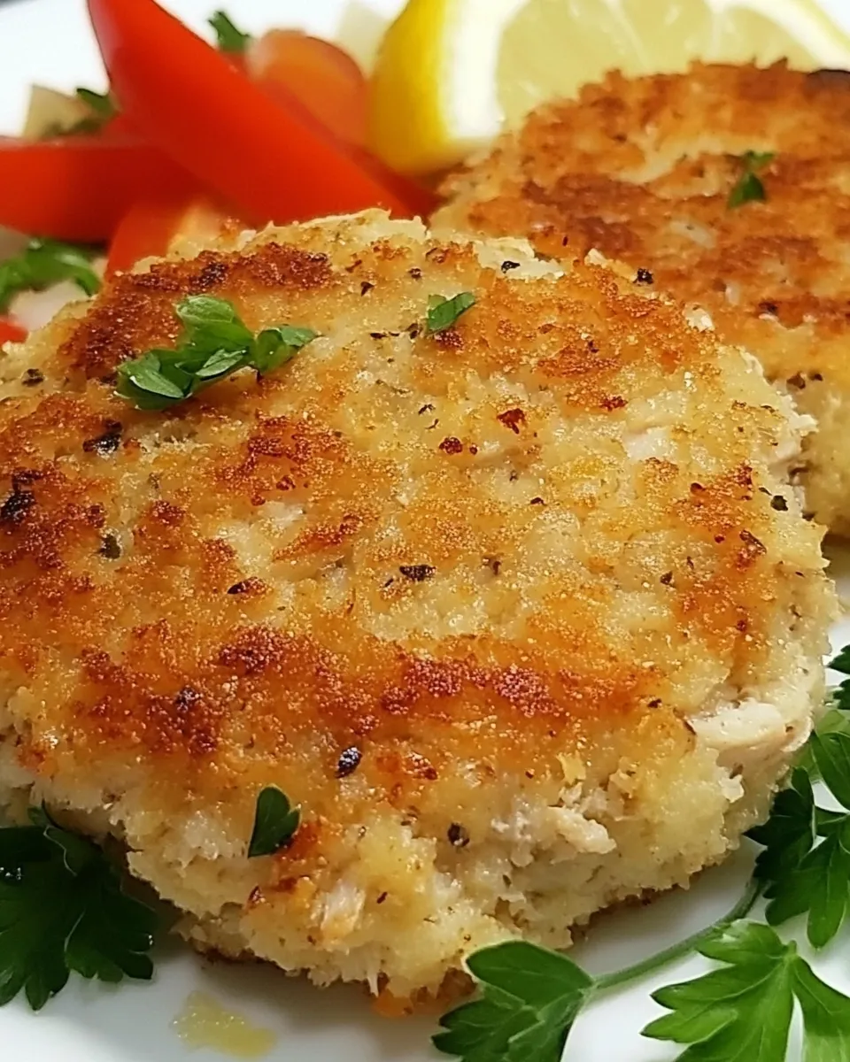 Classic Lemon Garlic Tuna Cakes Recipe image