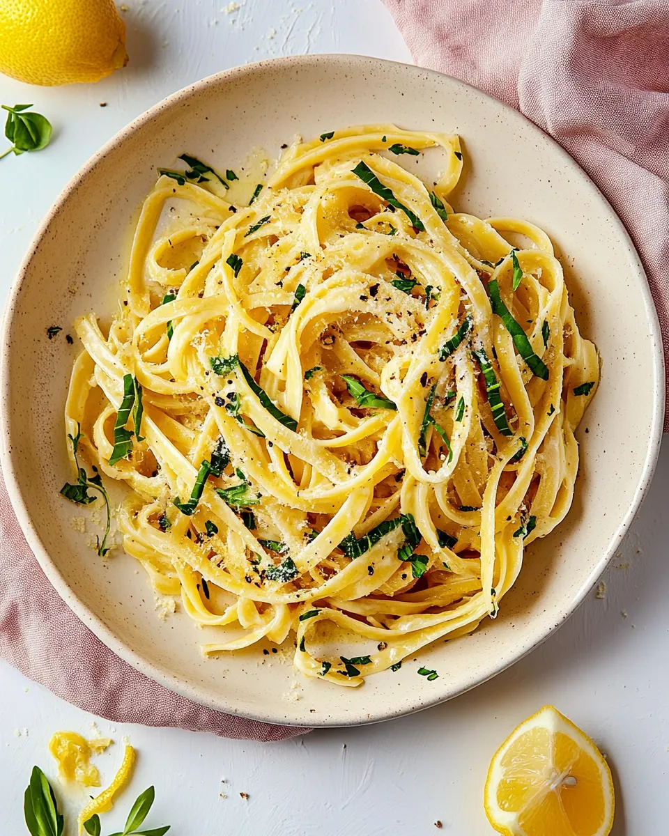 Homemade Lemon Pasta photo