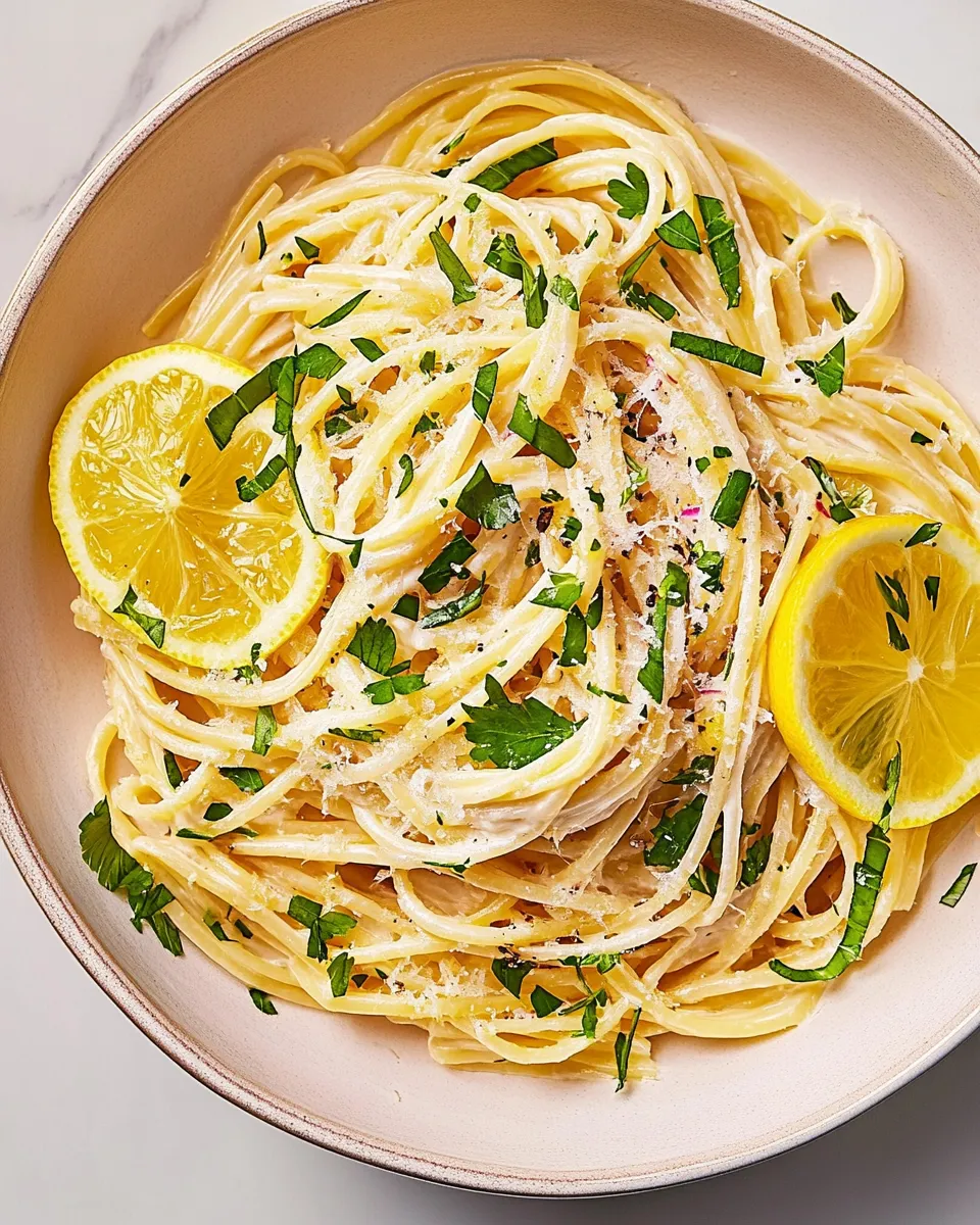 Classic Lemon Pasta recipe image
