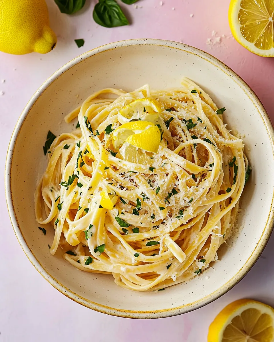 Easy Lemon Pasta dish photo