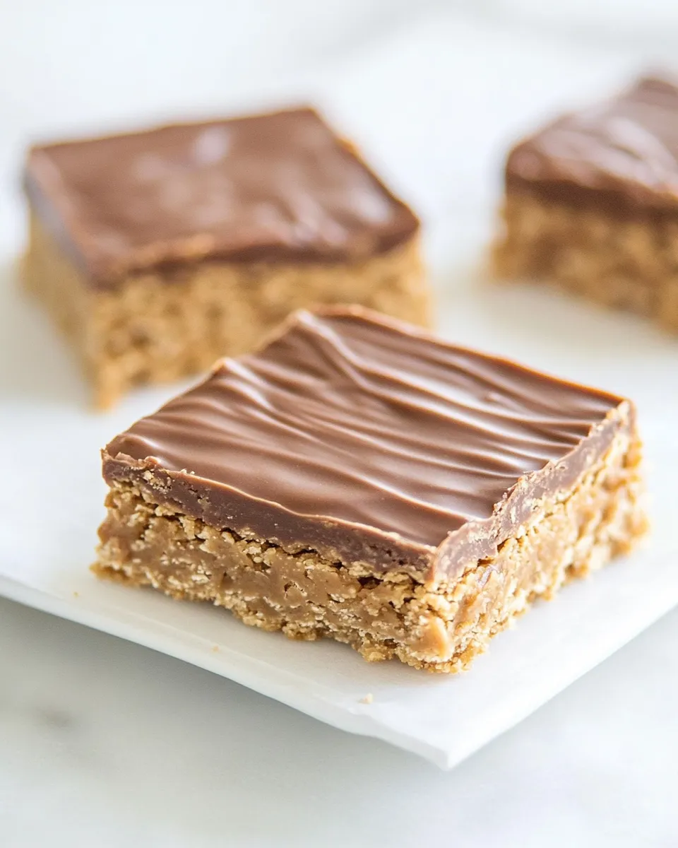Easy Lunch Lady Peanut Butter Bars recipe photo