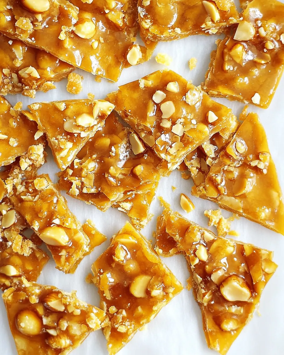 Classic Macadamia Nut Brittle recipe image